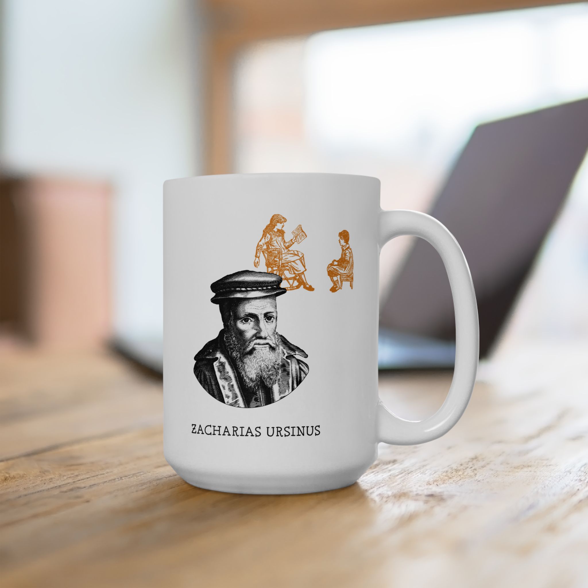 Zacharias Ursinus - Ceramic Mug 15oz - Image 4